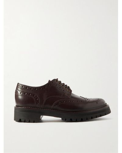 Grenson Archie Leather Brogues - Brown