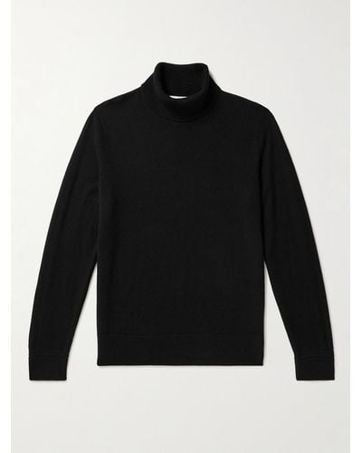 MR P. Cashmere Rollneck Sweater - Black