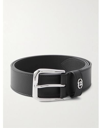 Gucci 3.5cm Logo-embellished Leather Belt - Black