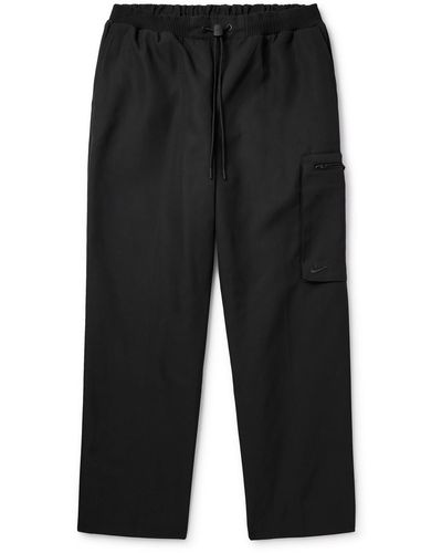 Nike Sportswear Tech Pack Straight-leg Drill Pants - Black