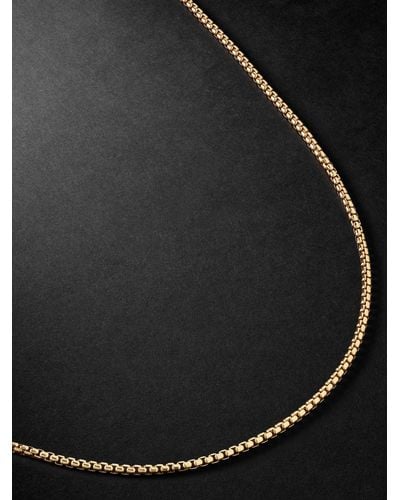 David Yurman Gold Chain Necklace - Black