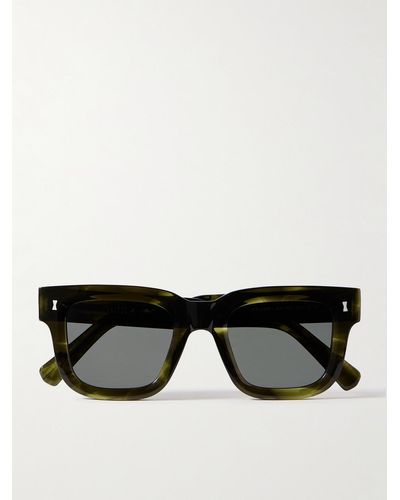 MR P. Cubitts Plender D-frame Acetate Sunglasses - Black