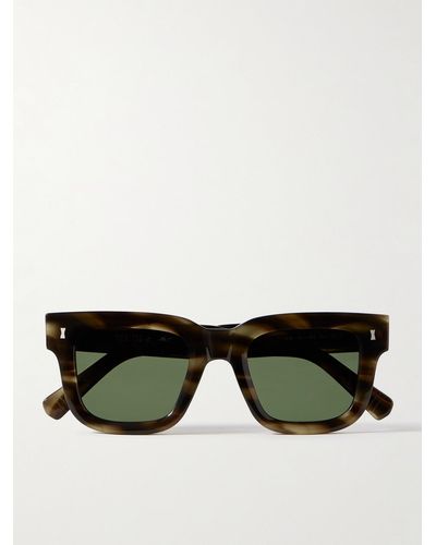 MR P. Cubitts Plender D-frame Tortoiseshell Acetate Sunglasses - Black