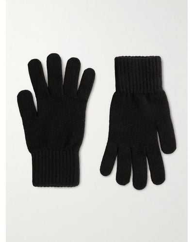 Anderson & Sheppard Handschuhe aus Kaschmir - Schwarz