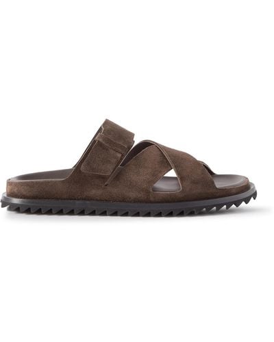 Officine Creative Introspectus Leather Sandals - Brown