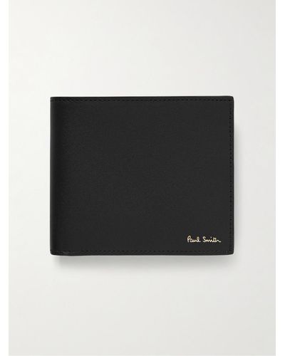 Paul Smith Leather Billfold Wallet - Black