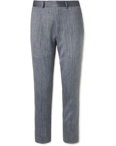 Dunhill Straight-leg Wool - Gray