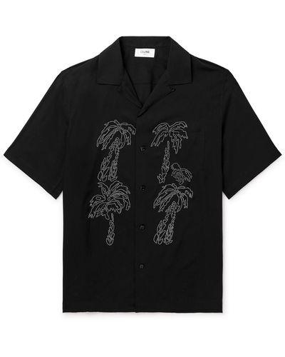 CELINE HOMME Plaid Cotton-Flannel Shirt for Men