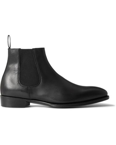 Kingsman Jason Leather Chelsea Boots - Black