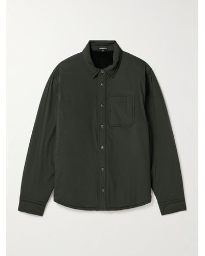 James Perse Fleece-lined Shell Overshirt - Green