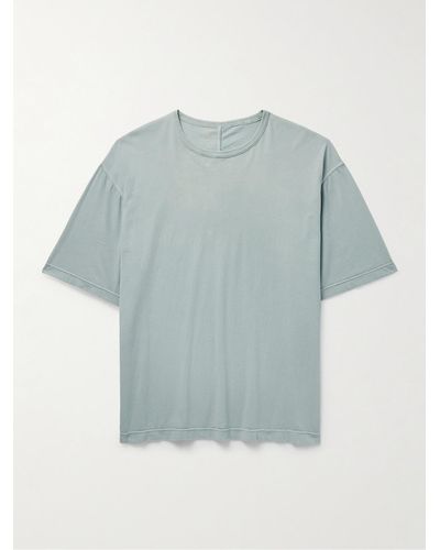 The Row Steven Cotton-jersey T-shirt - Blue