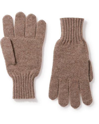 Rubinacci Cashmere Gloves - Natural