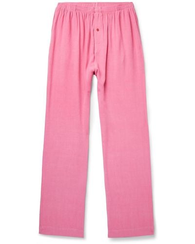 GALLERY DEPT. Chateau Josue Cotton Pajama Pants - Pink