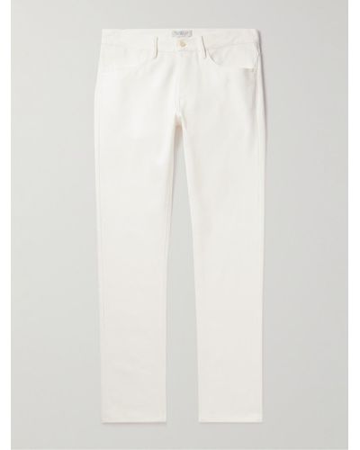 Gabriela Hearst Anthony Slim-fit Straight-leg Jeans - White