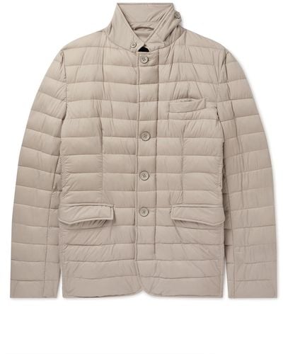 Herno Legend Quilted Shell Down Jacket - Natural