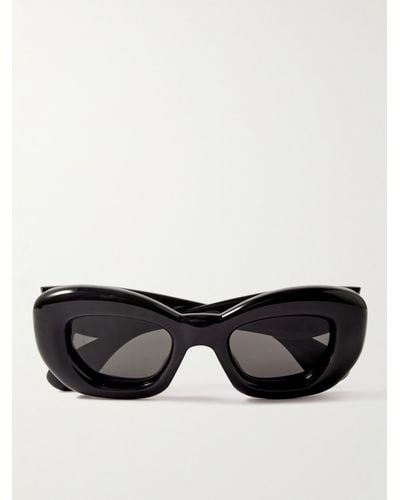 Loewe Inflated Square-frame Acetate Sunglasses - Black