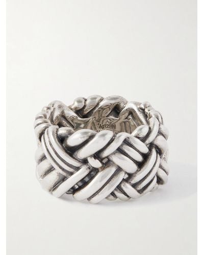 Bottega Veneta Ring aus Sterlingsilber - Grau