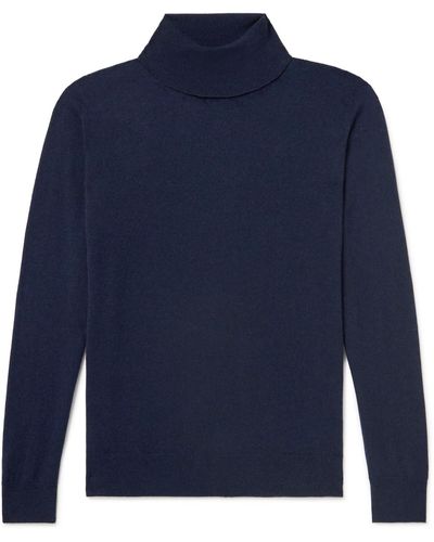 Canali - Slim-Fit Merino Wool Vest - Men - Navy Canali