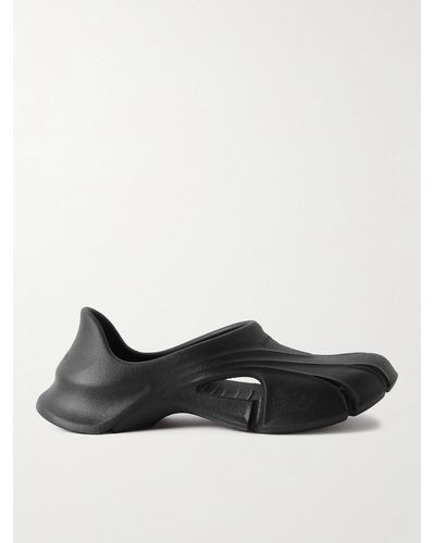 Balenciaga Mould Closed Rubber Sandals - Black