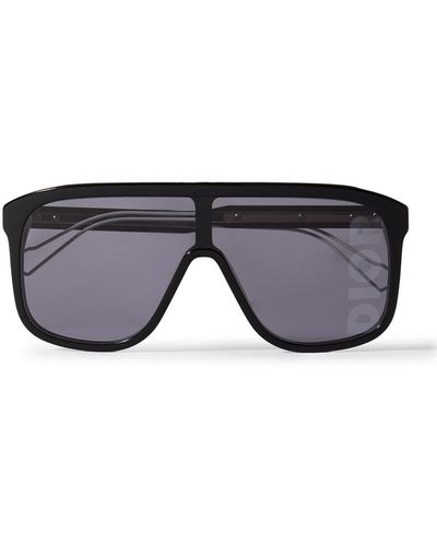Dior Diorfast M1i D-frame Acetate Sunglasses - Gray