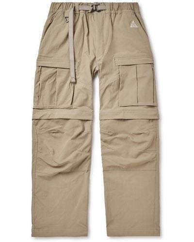 Nike Acg Smith Summit Stretch-shell Cargo Pants - Natural
