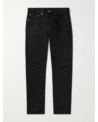 RRL Slim-fit Selvedge Jeans - Black