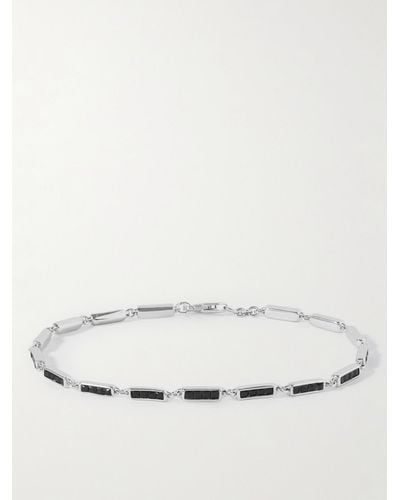 Miansai Totem Silver Onyx Bracelet - Natural