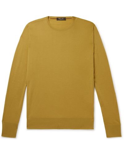 Loro Piana Wish Virgin Wool Sweater - Yellow