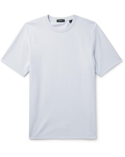 Theory Ryder Stretch-jersey T-shirt - White