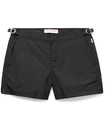 Orlebar Brown Setter Slim-fit Short-length Swim Shorts - Black