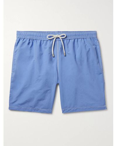 Hartford Mid-length Swim Shorts - Blue