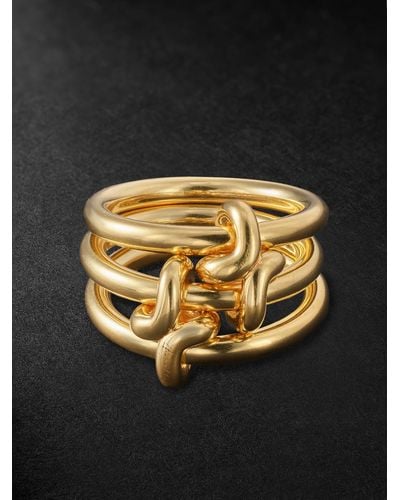 Annoushka Knuckle Ring aus 14 Karat Gold - Mettallic