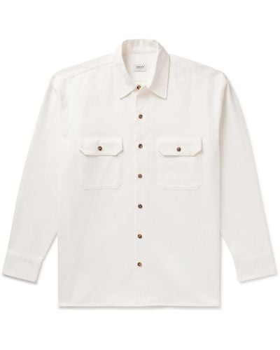 Ghiaia Cotton-twill Shirt - White