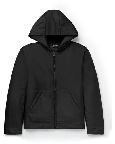 James Perse Shell Hooded Jacket - Black