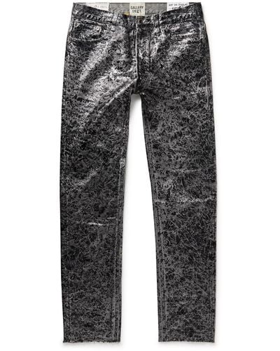 GALLERY DEPT. Analog 5001 Slim-fit Metallic Painted Jeans - Gray