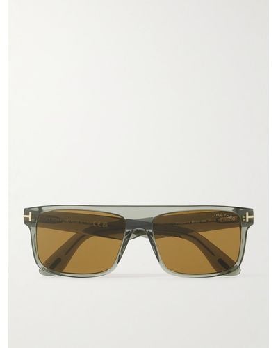 Tom Ford Phillipe Square-frame Acetate Sunglasses - Grey