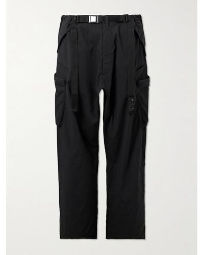 ACRONYM P55-m Belted Stretch-shell Cargo Trousers - Black