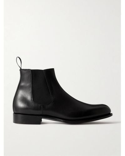 George Cleverley Jason Ii Leather Chelsea Boots - Black