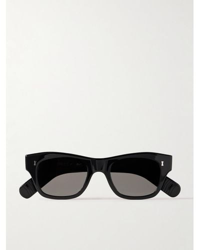 MR P. Cubitts Carlisle D-frame Acetate Sunglasses - Black