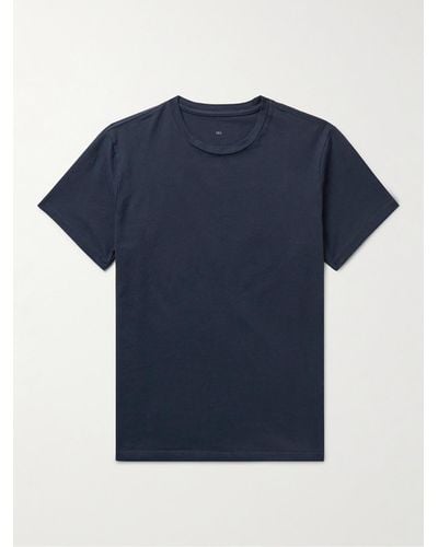 Save Khaki Recycled And Organic Cotton-jersey T-shirt - Blue