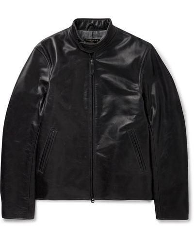 Golden Bear The Vista Leather Jacket - Black