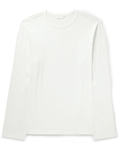 Club Monaco Cotton-jersey T-shirt - White