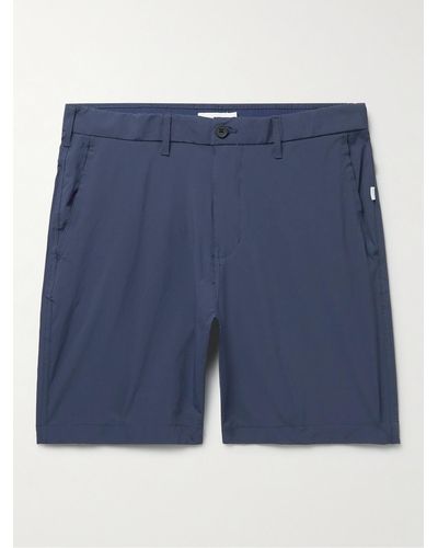 Onia 360 Tech Straight-leg Stretch-nylon Shorts - Blue