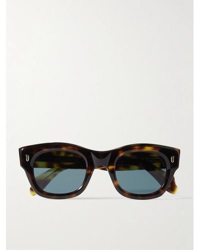 Cutler and Gross 9261 Cat-eye Tortoiseshell Acetate Sunglasses - Black
