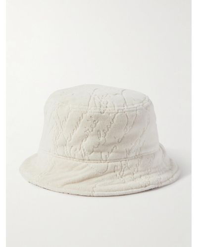 Berluti Scritto Chenille-jacquard Bucket Hat - Natural