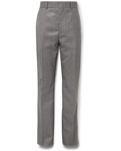 Acne Studios Philly Slim-fit Straight-leg Woven Pants - Gray
