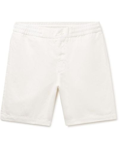 Orlebar Brown Cornell Slim-fit Linen Shorts - White