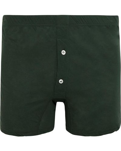 ÉCHAPPER Cotton Boxer Briefs - Green