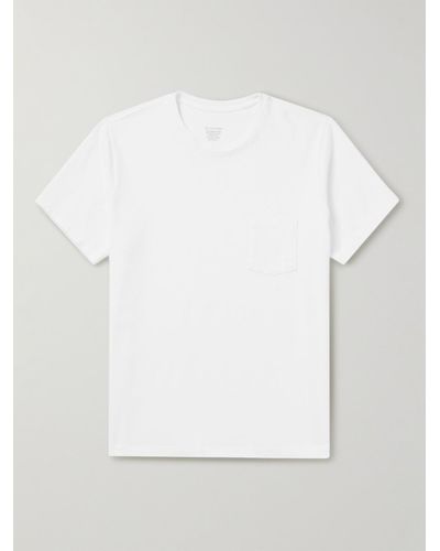 Save Khaki T-shirt in jersey di cotone biologico e riciclato - Bianco