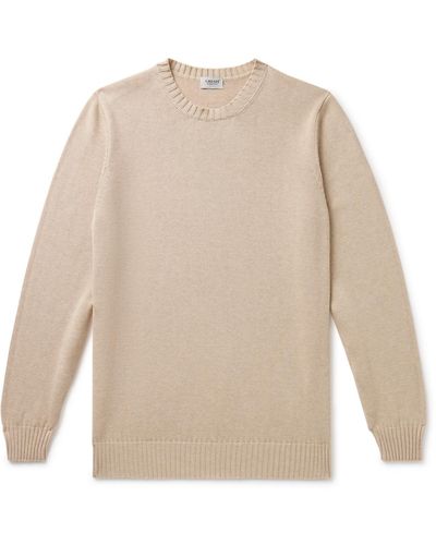 Ghiaia Cotton Sweater - White